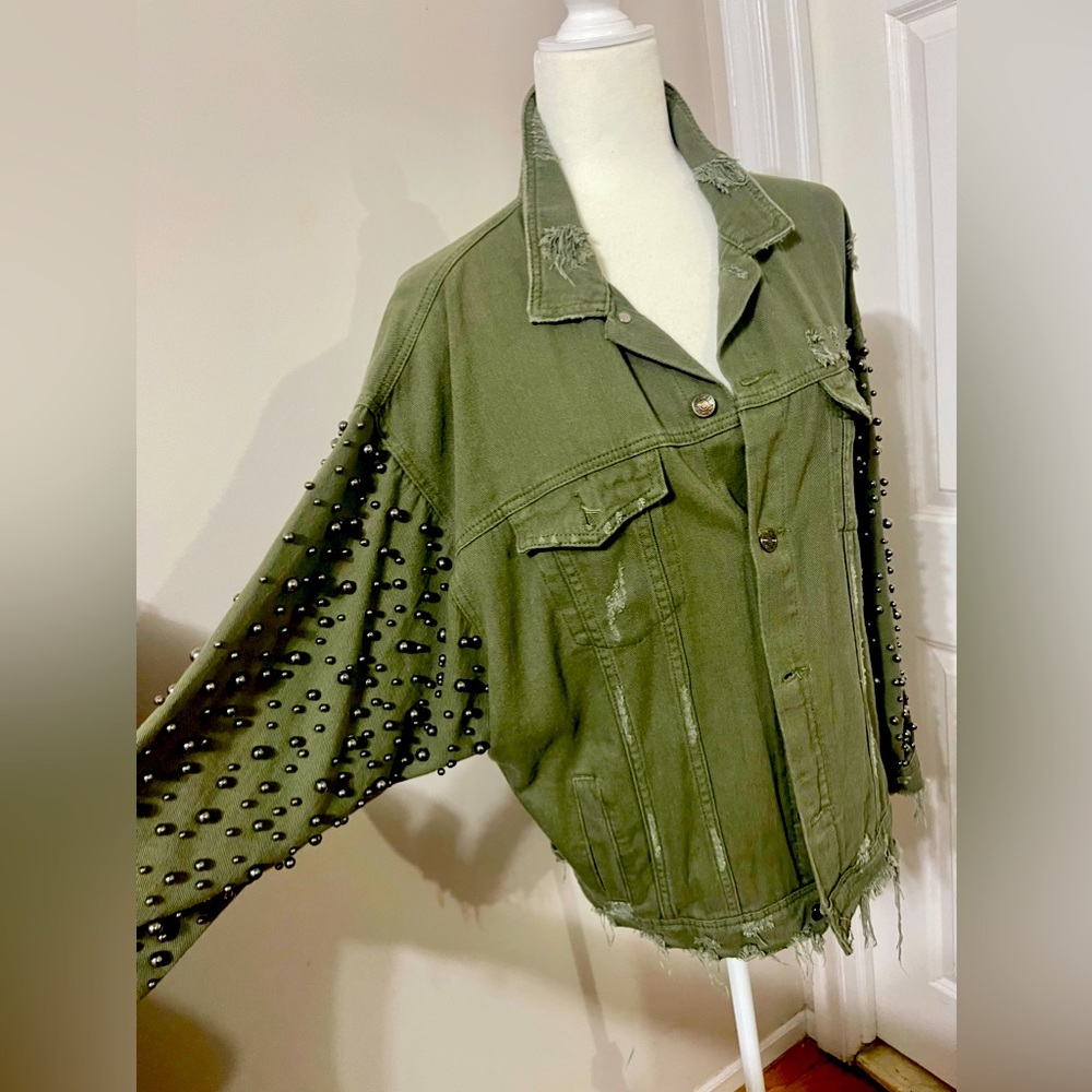 Embellished Denim Jacket… Never worn